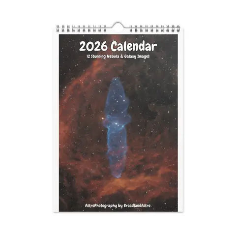 A4 compact wall calendar mockup